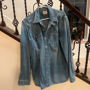 Levi's Classic Blue Denim Shirt